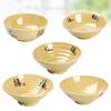 1PC Melamine Ramen Bowl Household Plastic Tableware Restaurant Commercial Salad Bowl Thickened Not Easily Broken Soup Bowls