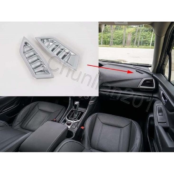 Interior Front Top Air Vent Cover Trim for - Subaru Forester ABS Matte