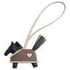 HERMES Rodeo Milo Lambskin Bag Accessory Small Unisex Black & Chalk & Gray & White H086714CAAD
