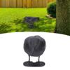 Simulation Plastic Crow Statue Hunting Bait Decoys for Outdoor Garden Decoration