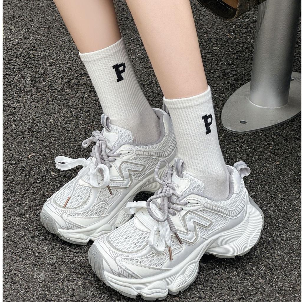 Dad-Schuhe Damen neue Herbst Netz cool vielseitige Plateau Damenschuhe super angesagte lässige Sportschuhe