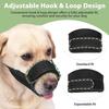 Practical Anti Bite Dog Mesh Muzzle Prevent Barking Breathable Dog Mouth Guard Soft Adjustable Puppy Training Sessions