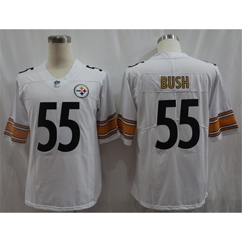 Pittsburgh Steelers Embroidered Rugby Jersey T-Shirt Men Women Loose Fit Cotton Short Sleeve Sportswear