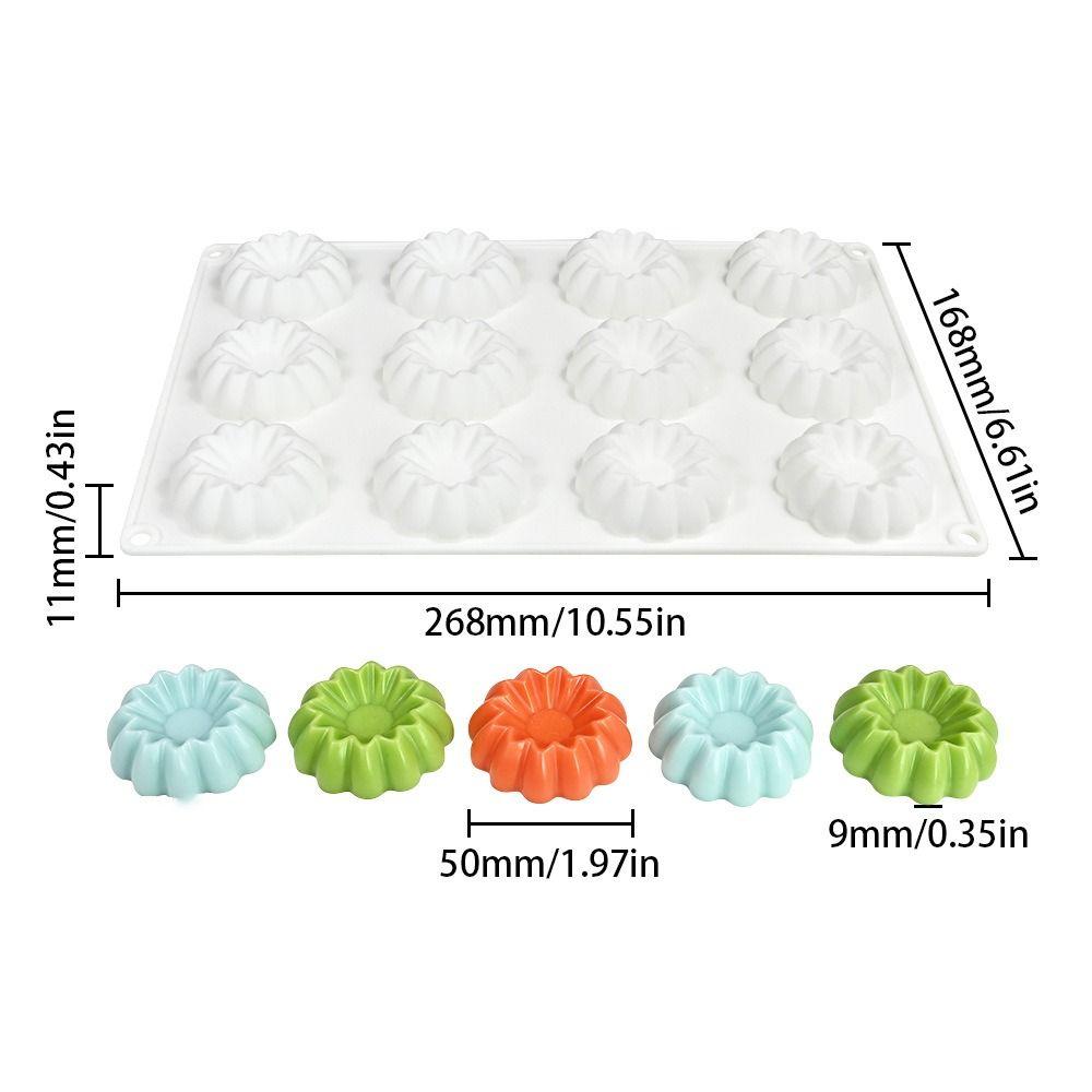 Chrysanthemum Shaped Mousse Cake Mold 12 Options Baking Mould  Homemade Candy