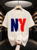 2026 New Pure Cotton Tshirt Statue Of Liberty In New York Print Crew Neck Short Sleeve Casual Top