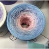 300g/pcs Colorful Pure Cotton Cake Gradient Cotton Rainbow DIY Scarf Shawl Skirt Wool Yarn Crochet