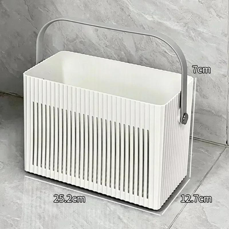 

Simple Dirty Clothes Basket Wall Mounted Bathroom Storage Basket Handheld Dirty Laundry Basket Indoor Foldable Storage Basket