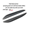Carbon Fiber Car Headlight Cover Eyebrows For Mazda 3 2010 - 2013 Fiber Glass Matt Black Primer Front Lamp Eyelids 2Pcs