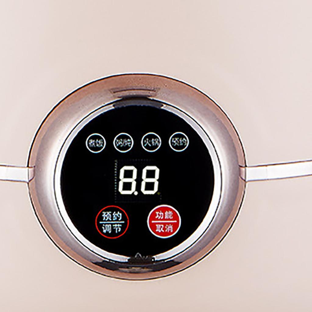 Mini Elektrisk Riskoker Multifunksjonell Hjemme Intelligent Riskoker med Non-Stick Gryte