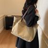 Commuting Tote Bag for Work, Single-shoulder Bag, Large-capacity Casual Retro Underarm Bag
