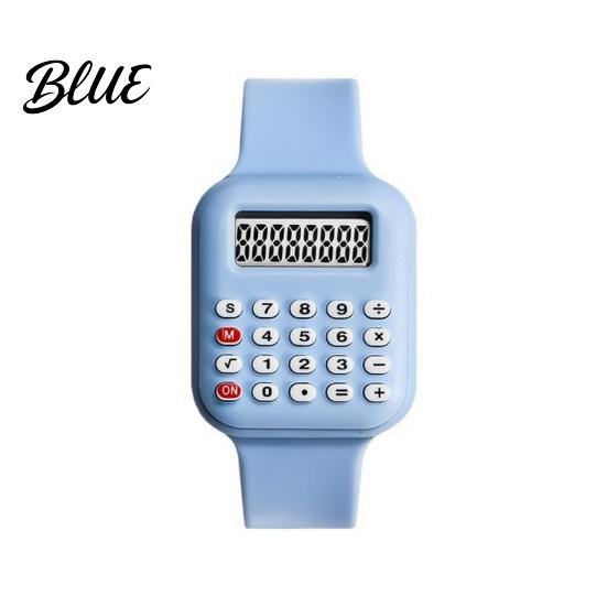 Präzise Zeit Elektronische Uhr Rechner Digitaler Bildschirm Display Schüler Armbanduhr