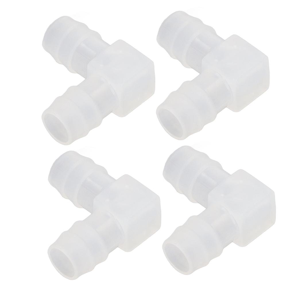 10Pcs Plastic Hose Joint 90 Degrees Elbow Bend PP Non Toxic Odorless L Pipe Connector for Aquarium Laboratory 16mm
