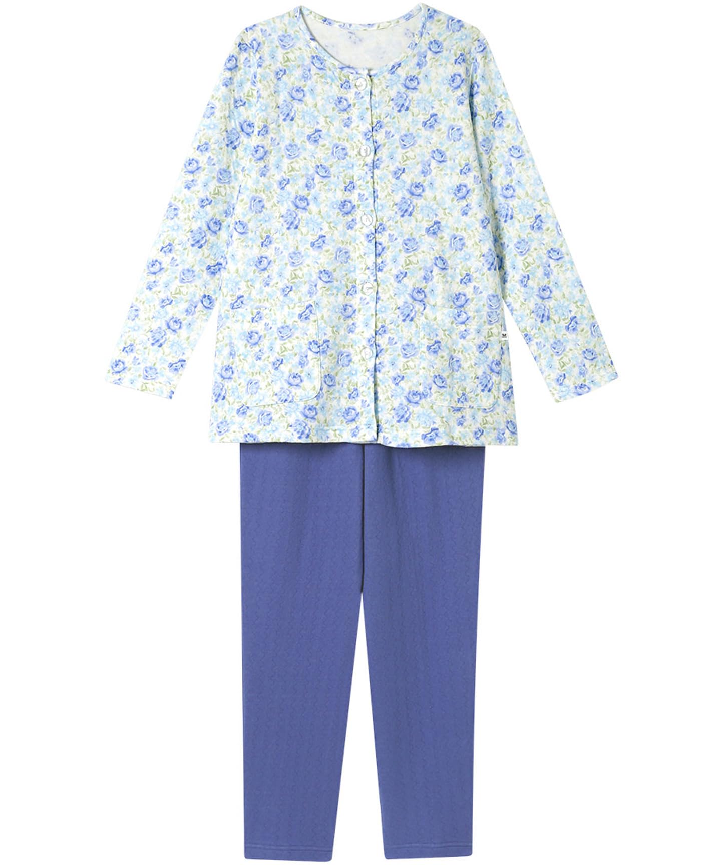 

Расслабляющая длинная теплая хлопковая смесь BU [Wacoal & Sleep] Пижама, рукава, брюки, (основной корпус), CDW416, женский,