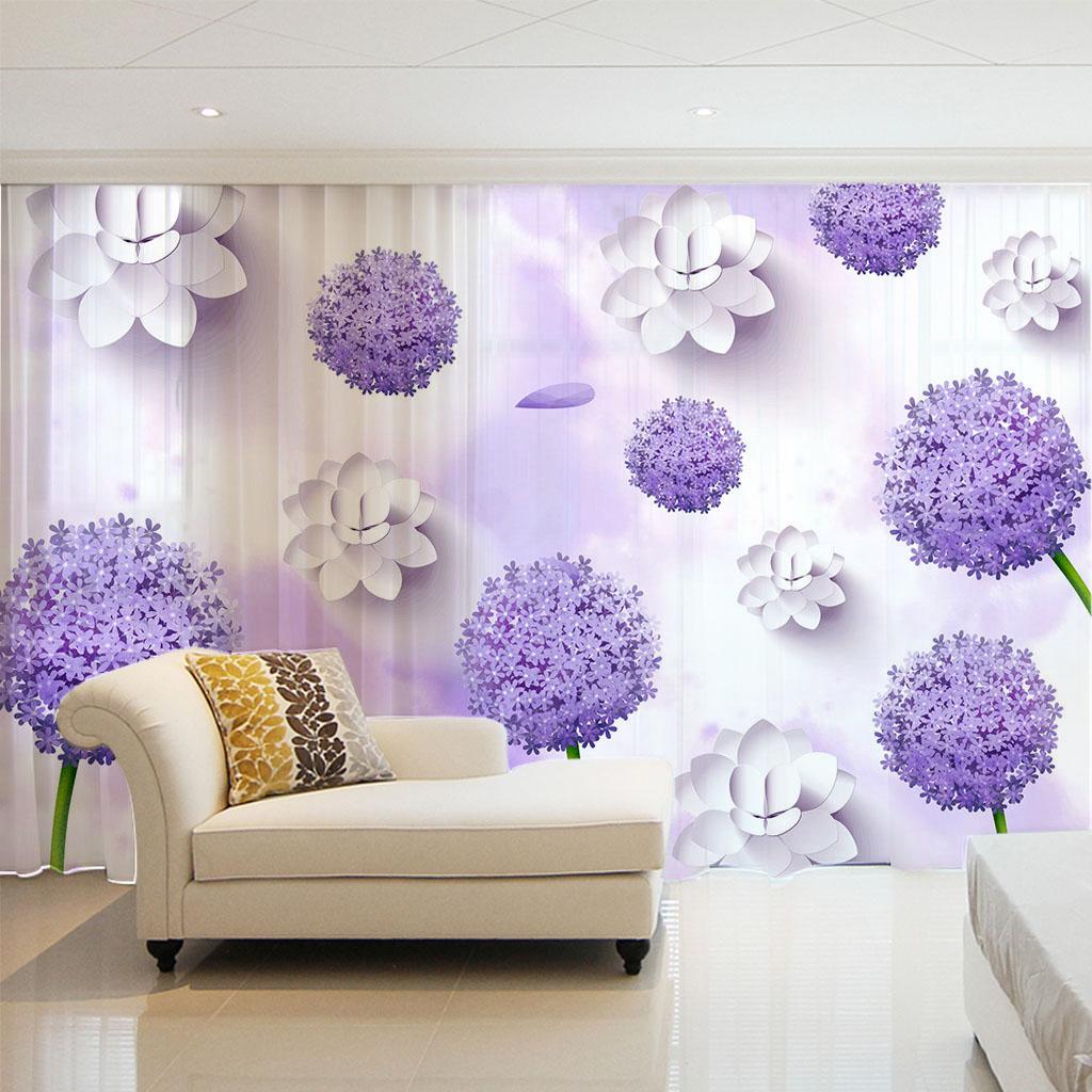 Colorful Butterfly Flower Elegant Plant Girl Window Curtains Blinds For Living Room Bedroom Bathroom Kicthen Door Home Decor2Pcs