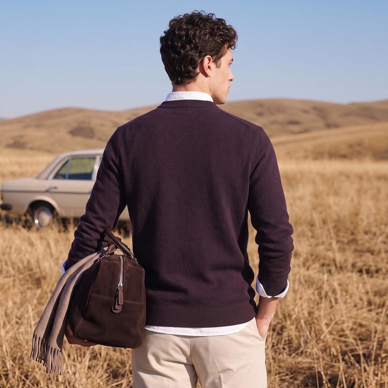 Antonio Luxury Yak Wool & Lambswool Crewneck Sweater
