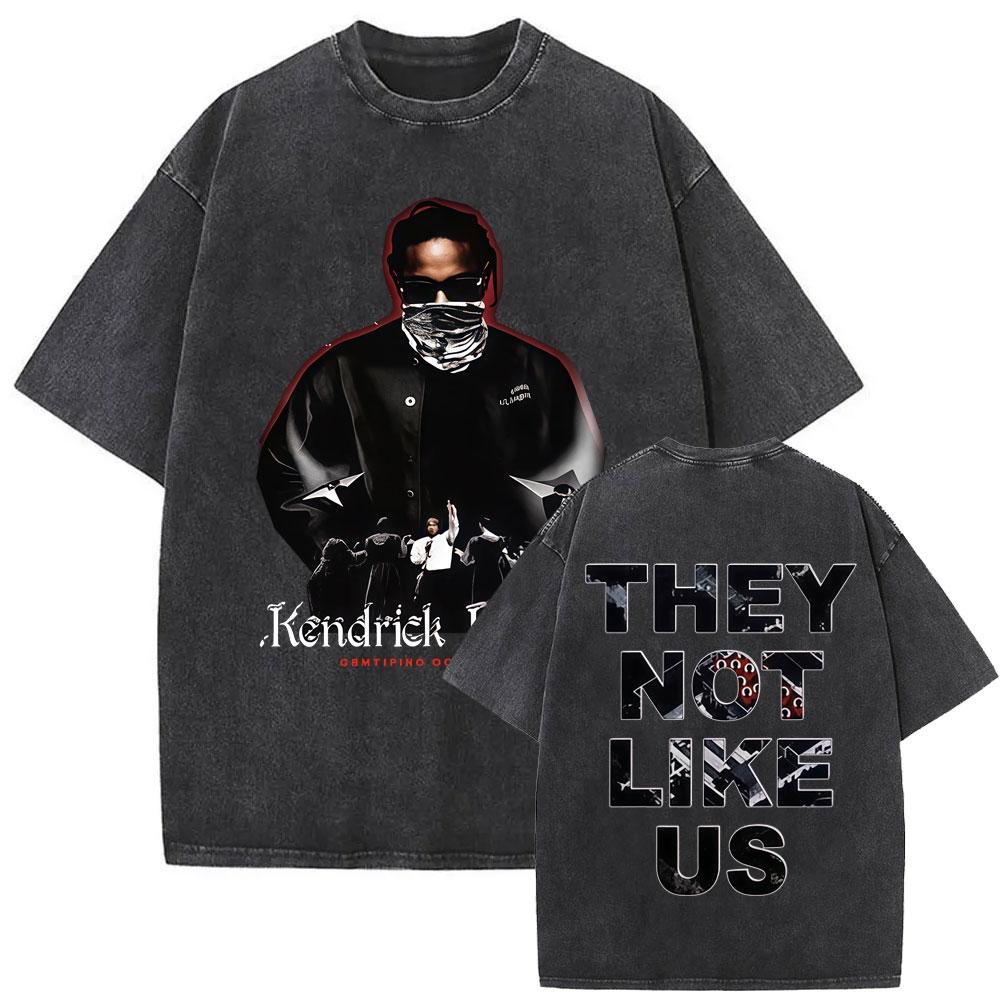 Rapper Kendrick Lamar Großes Gesicht Grafik T-Shirt Nicht Wie Wir Mr. Morale The Big Steppers T-Shirts Herren Hip Hop Übergroßes T-Shirt