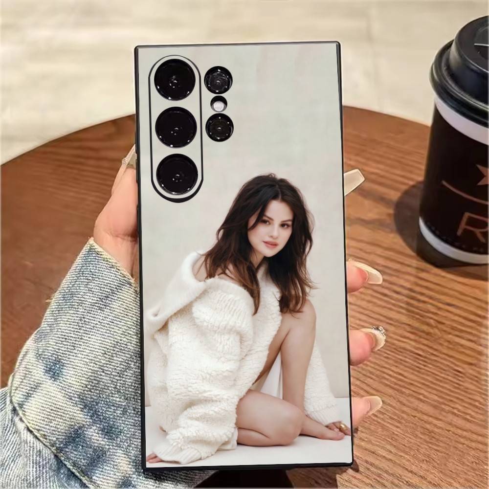 Чехол для телефона Selly S-SelenaS G-Gomez для Samsung S25,S24,S21,S22,S23,S20,Ultra,S26,Plus,Fe,Note,5G Черный Samsung S21lite