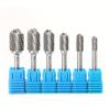 C-Type CX-Type Carbide Rotary Burr: Single/Double Cut Drill Bit for Engraving & Milling