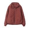 Women's 2024 Winter Casual Quilted Cotton Hooded Jacket, Loose Fit, Plus Size, Solid Color, Thick and Warm.