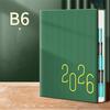 English A5 Agenda Planning Notebook Pu Leather To-do List Notebook Diary Writing Pads  Student