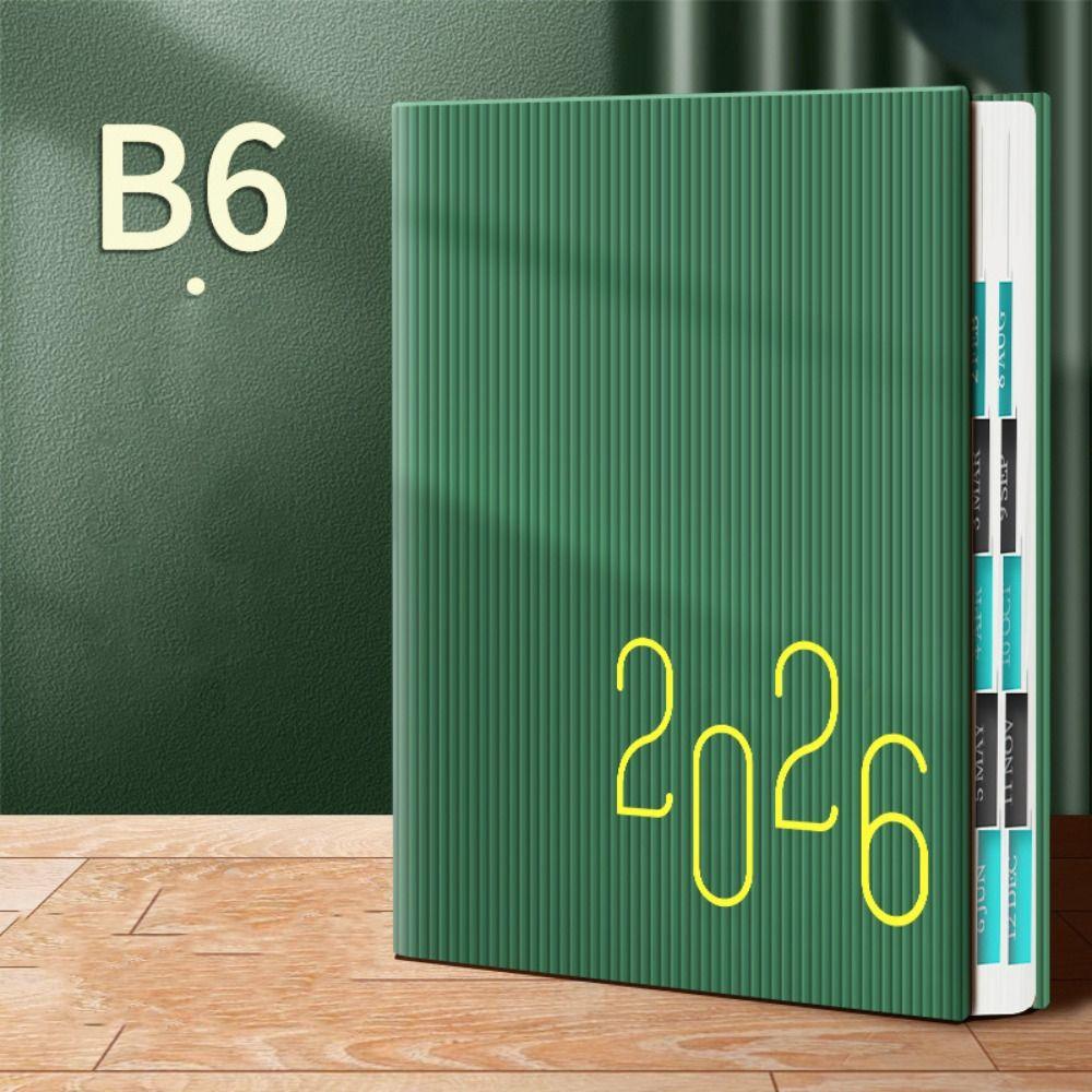 English A5 Agenda Planning Notebook Pu Leather To-do List Notebook Diary Writing Pads Student