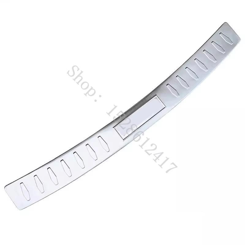 For BMW X6 E71 E72 2009 2010~2014 car Accessories stainless Rear Bumper Protector Sill Trunk Rear guard Tread Plate cover Trim