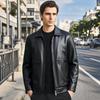 Futting Men's Slim Fit Lambskin Leather Jacket