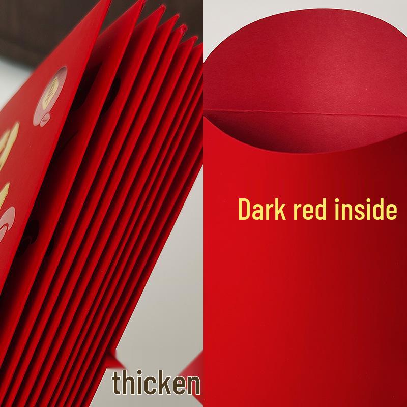 2026 New Year Year of the Horse Lucky Money Envelope: Creative High-End Hot Stamping Red Envelope for Spring Festival