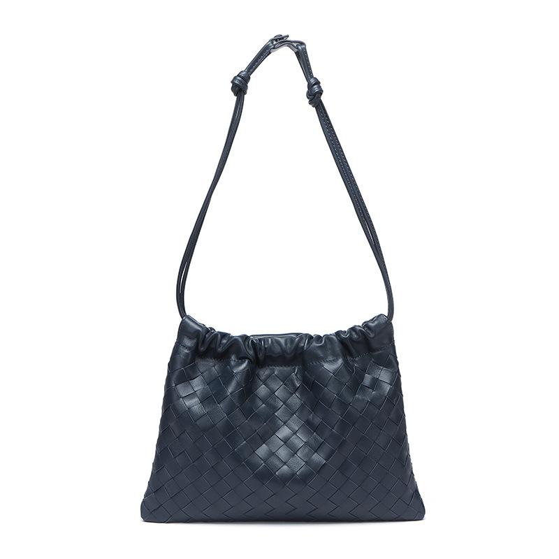 Cross-border trend woven women's bags, garbage bags, one shoulder, underarm bags, portable drawstring, lucky bags, messenger bags, commuter portable.