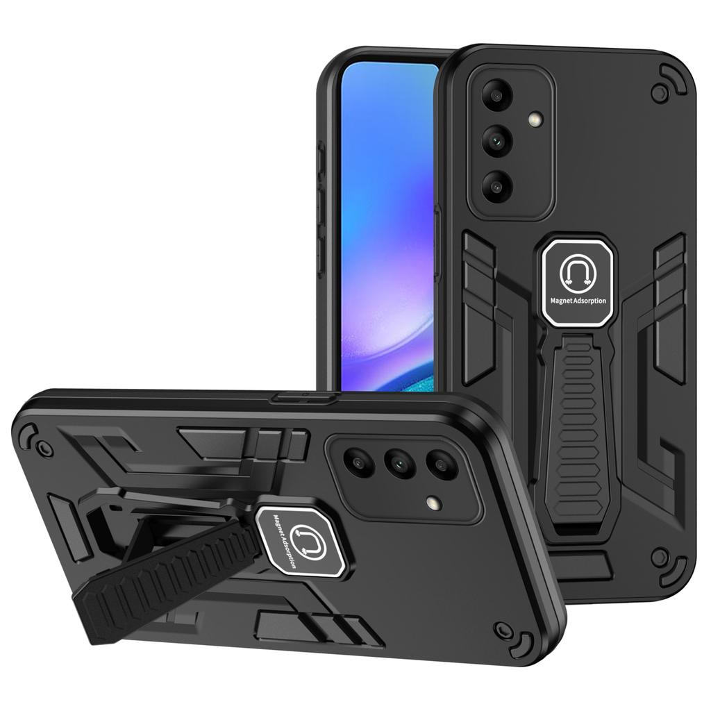 Für Samsung Galaxy A05s 4G Ständerhülle Hybrid Hartes PC Weiches TPU Handyhülle