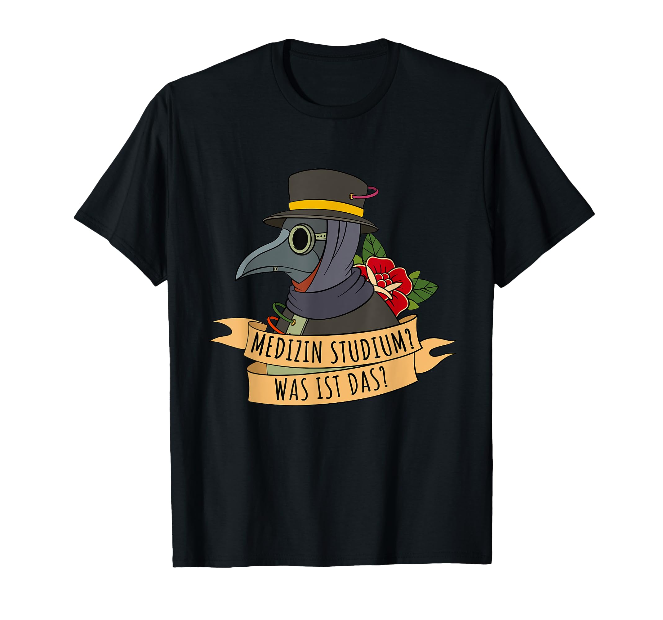 Steampunk Doctor Plague Doctor Mask Medicine Study Plague Doctor T-shirt