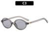 Sexy Small Oval Leopard Sunglasses Women Lovely Ins No Makeup Plain Glasses Frame Men Eyewear Cute Decorative Computer Glasses