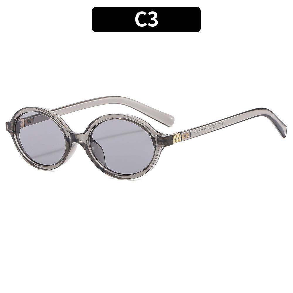 Sexy Small Oval Leopard Sunglasses Women Lovely Ins No Makeup Plain Glasses Frame Men Eyewear Cute Decorative Computer Glasses