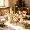 1/3Pcs Rustic Wooden Bird Sun Catcher  Prism Rainbow Window Hanging Suncatcher For Garden Home Decor Bird Lover Gift
