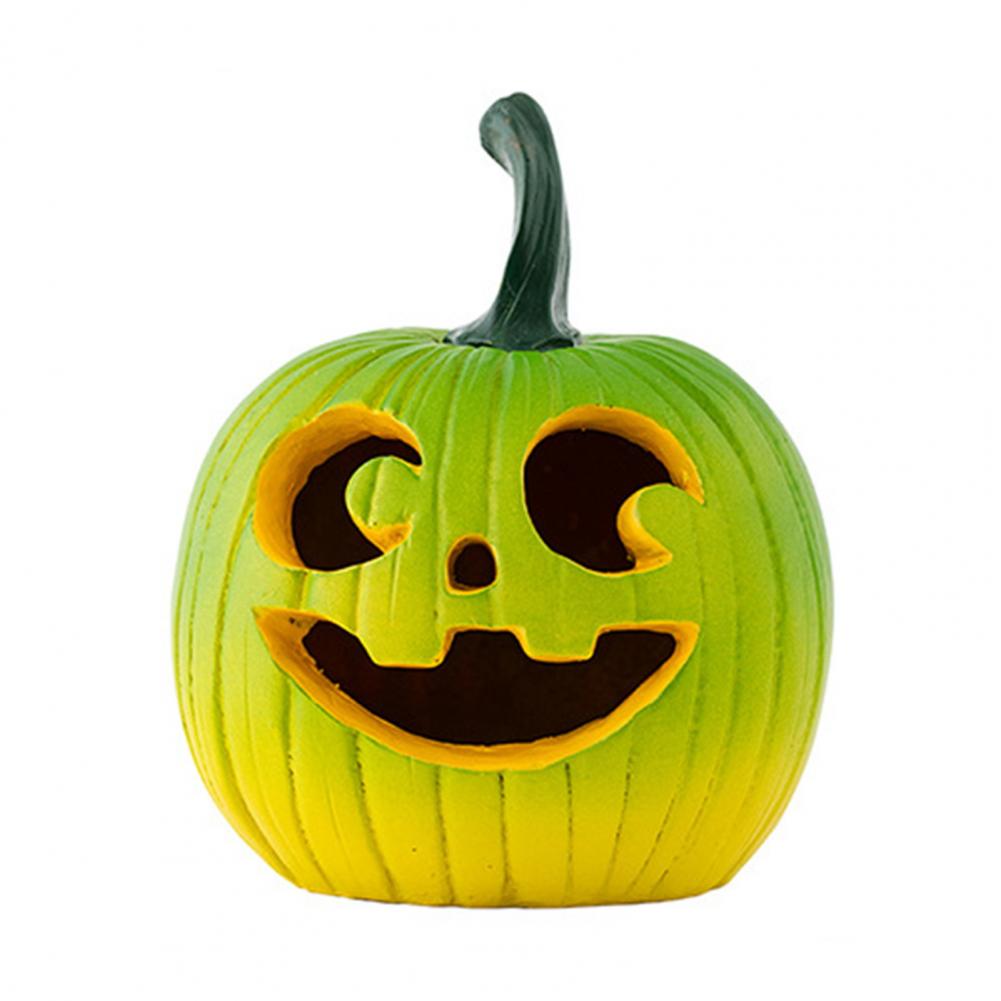 Kürbisfigur Halloween Dekoration Halloween Esstisch Dekoration Gruselige Kürbisfigur Handgefertigt für Bauernhaus für Zuhause