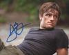 FOTO POSTER 8X10 SEXY CALDO JOSH HUTCHERSON FIRMATO pittura HUNGER GAMES AUTOGRAFO AUTENTICO H