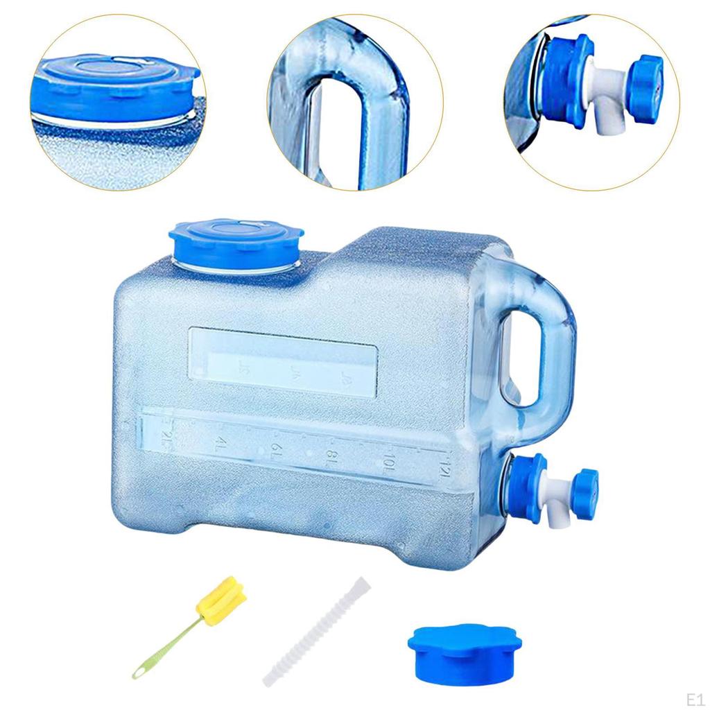 Camping Wasserbehälter Vorratskrug Groß mit Ersatzdeckel Träger Zapfhahn für