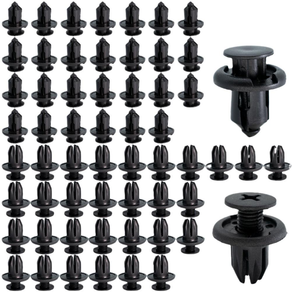 180-Piece Rivet Trim & Bumper Clips for Honda & Toyota