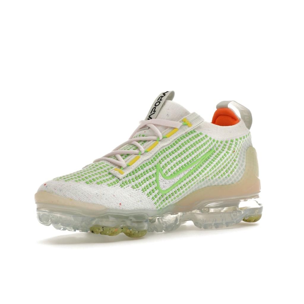 Nike Air VaporMax 2021 Flyknit Next Nature Feel Love Damen-Sneaker Weiß Perlmuttrosa Sail FD0871-100
