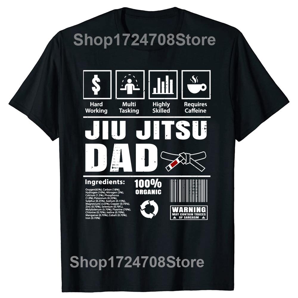 Jiu Jitsu Dad Definition Shirt for BJJ Jujitsu Gift New Arrival Mens T Shirts Group Tops Shirt Cotton Loose Style Short Sleeve