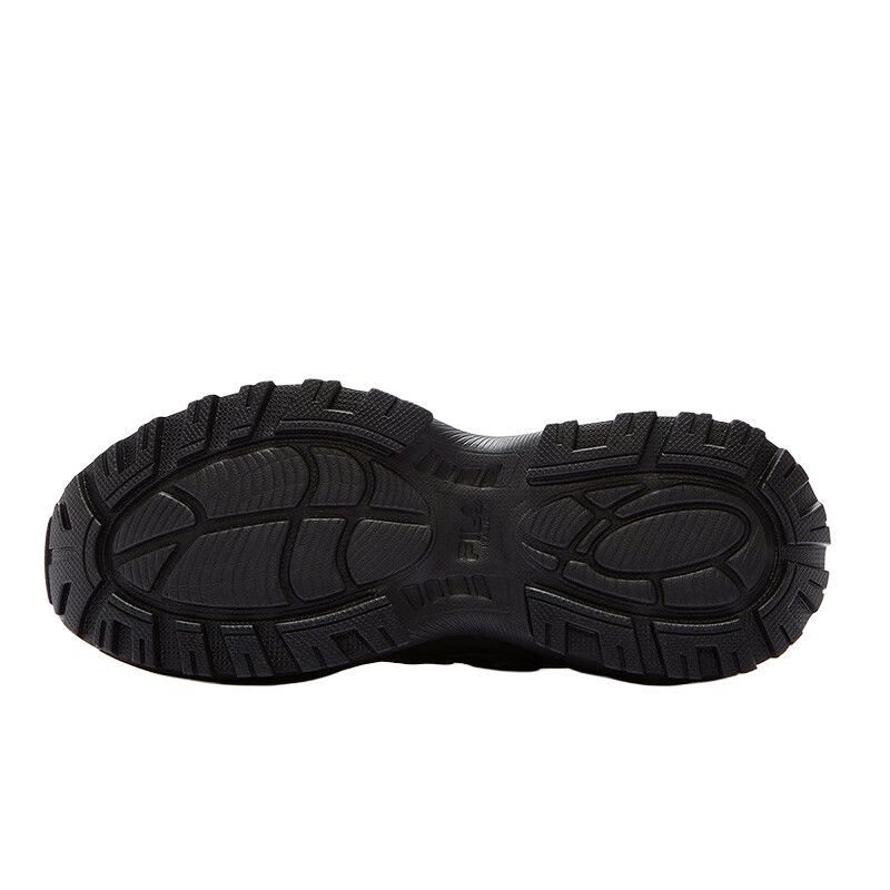 Fila Fusion Bianco III Soft Comfortable Durable Increased Height Low Top Dad Shoes Women Sneaker Black T12W511007-FBS