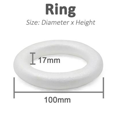 DIY Weihnachtsdeko Hochzeit Runder Schaumstoffring Donut-Form Bastelmaterial