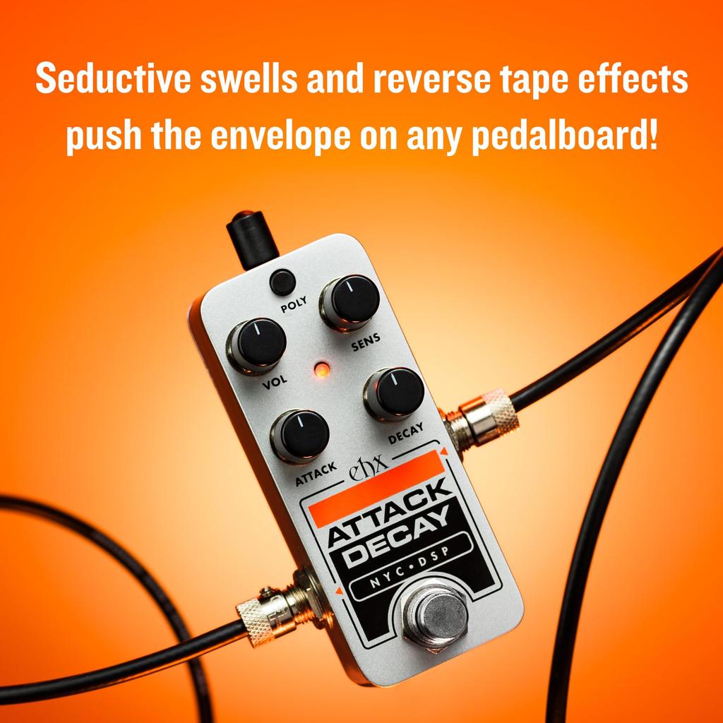 PICO ATTACK DECAY TAPE REVERSE SIMULATOR Reverse Simulator Guitar Effect Pedal ELECTRO-HARMONIX