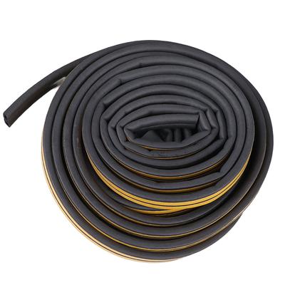 2 Rollen 13 m D-Form Gummi Wetter Stripping Tür Dichtung Streifen Tür Weatherstripping Schallschutz