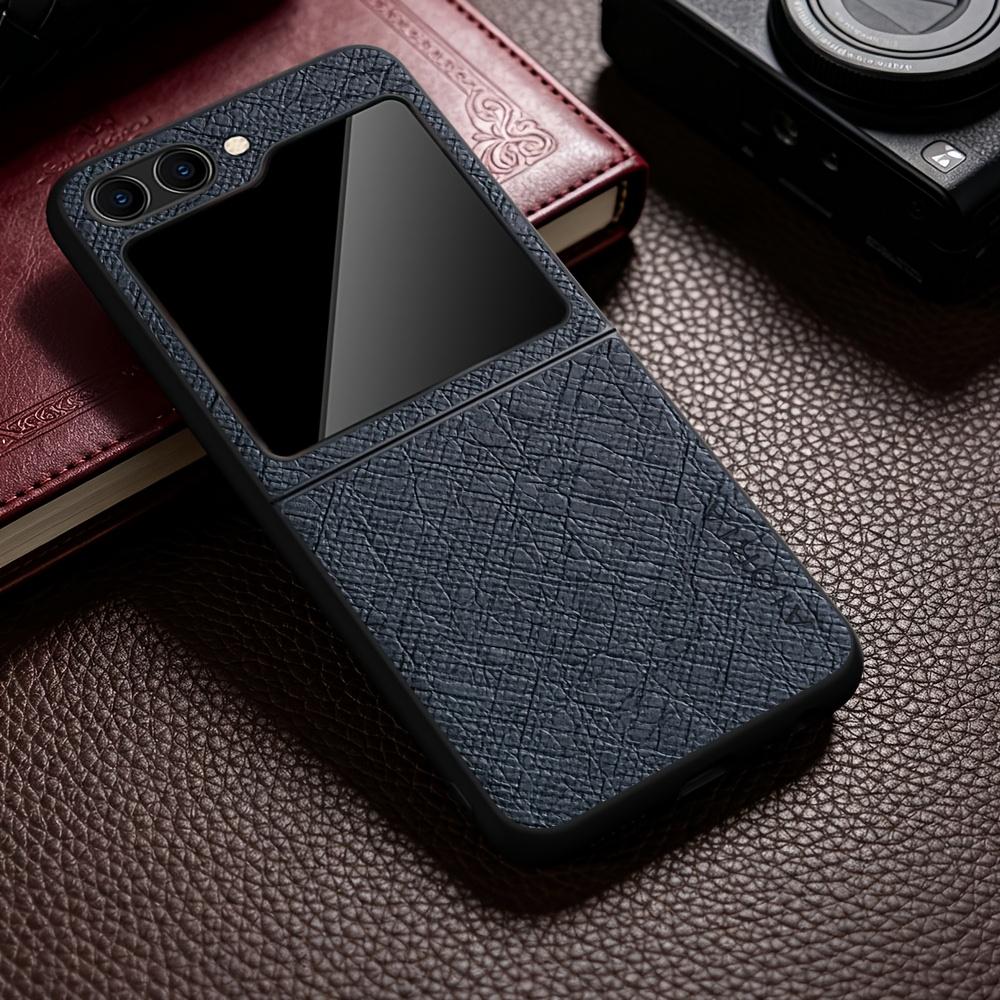 Phone Case: Minimalist Luxury Style Phone Case for Samsung for Galaxy Z Flip 8 7 FE 6 5 4 3 Scratch-resistant Protection for Galaxy Z Flip8 Case