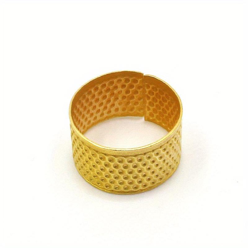 

20Pcs/Lot Tone Open Top Tailors Sewing Metal Thimble Gold/Silver Adjustable Sewing Top Ring DIY Cross Stitch Thimble Hoop 20Pcs золотой