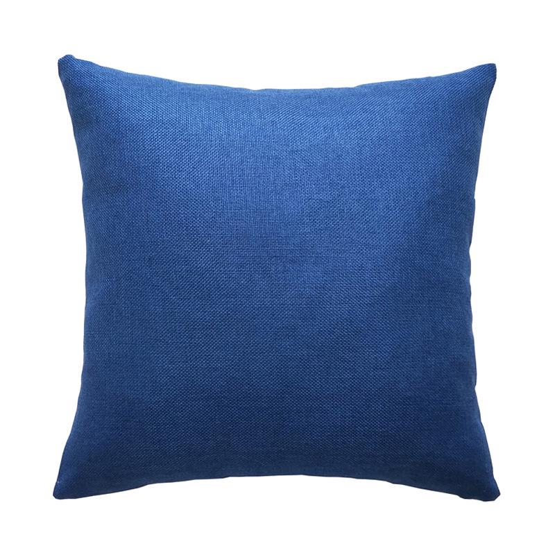 Nordic Faux Linen Solid Color Pillowcase – Cotton Blend Sofa Backrest Cushion