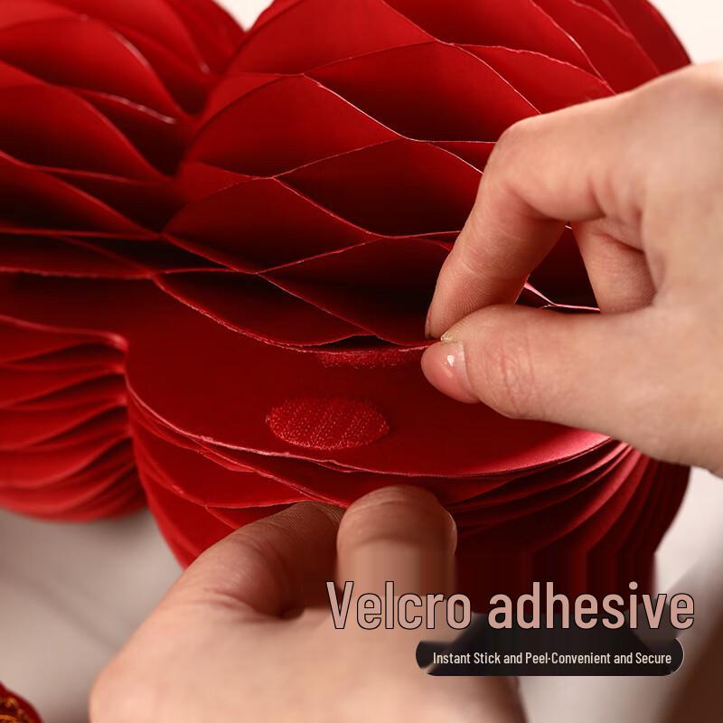 New Year Foldable Paper Gourd Hanging Ornament