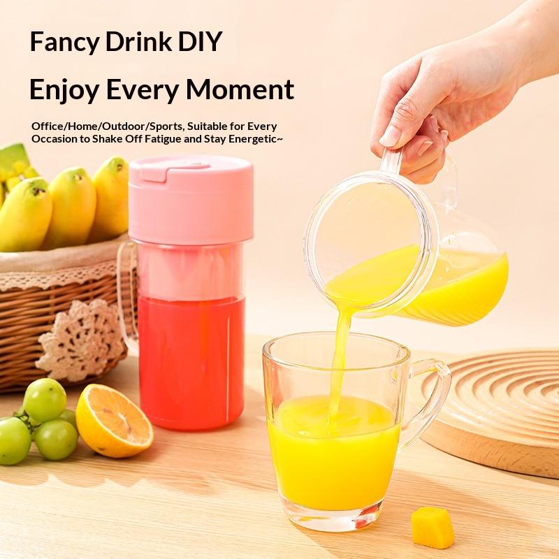 Portable Electric Fruit Juicer Cup USB Rechargeable for Camping Hygienic Travel Home Smoothies Shakes Use