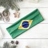 Nationale Flagge Fußball Fan Stirnband Elastisches Jubel Haarband Länderflagge Stirnband für Fans Sportveranstaltung Haar Accessoires